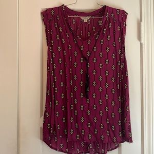 Cute Lucky Brand sleeveless top, 1x